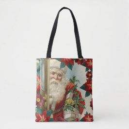 Santa Claus bringing gifts and presents Tote Bag
