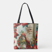 Santa Claus bringing gifts and presents Tote Bag (Achterkant)