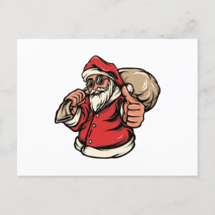 Santa Claus Brings kerstcadeaus Costumes Briefkaart