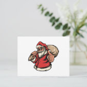 Santa Claus Brings kerstcadeaus Costumes Briefkaart (Staand voorkant)