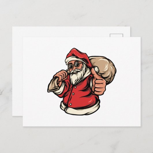 Santa Claus Brings kerstcadeaus Costumes Briefkaart (Voorkant / Achterkant)