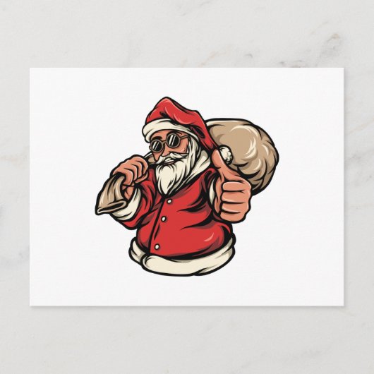 Santa Claus Brings kerstcadeaus Costumes Briefkaart (Voorkant)