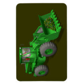 Santa Claus Bulldozer Operator Magneet (Verticaal)