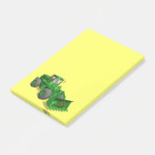 Santa Claus Bulldozer Operator Post-it® Notes (Schuin)