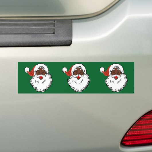 santa claus bumpersticker (Op auto)