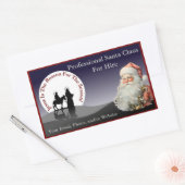 Santa Claus Business Card Stickers (Envelop)