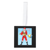 Santa Claus Cadeaubezorging Decoratie (Voorkant)