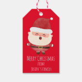 Santa claus cadeaulabel (Voorkant)