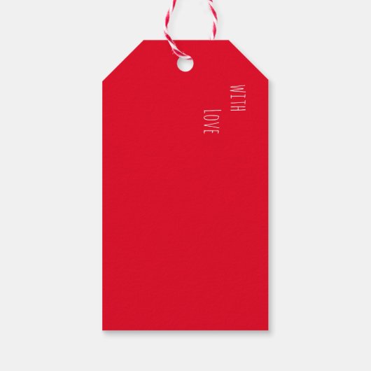 Santa claus cadeaulabel (Achterkant)