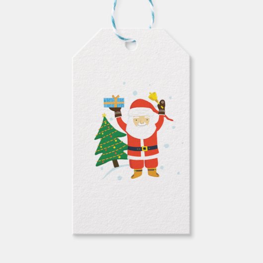 Santa Claus Cadeaulabel (Voorkant)