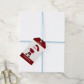 Santa Claus Cadeaulabel (Met Touw)