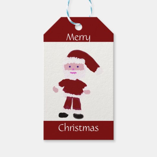 Santa Claus Cadeaulabel (Voorkant)
