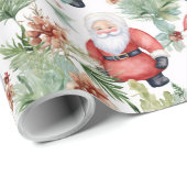 Santa Claus Cadeaupapier (Rol Hoek)
