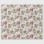 Santa Claus Cadeaupapier (Vlak)