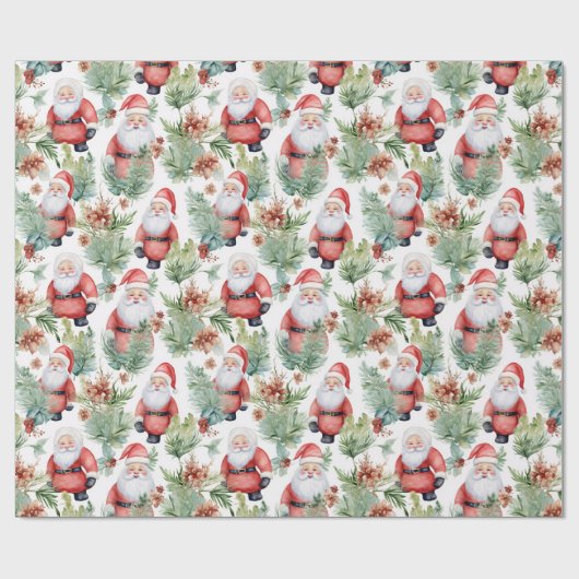 Santa Claus Cadeaupapier (Vlak)