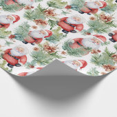 Santa Claus Cadeaupapier (Hoek)