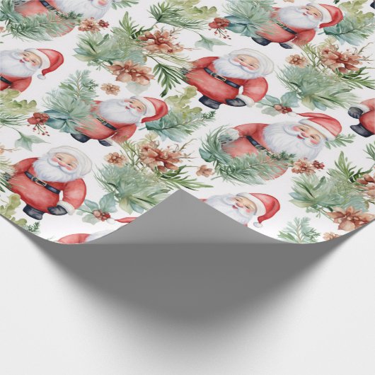 Santa Claus Cadeaupapier (Hoek)