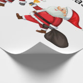 Santa Claus Cadeaupapier (Hoek)