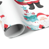 Santa Claus Cadeaupapier (Rol Hoek)
