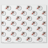 santa claus cadeaupapier (Vlak)
