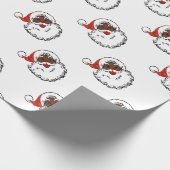 santa claus cadeaupapier (Hoek)