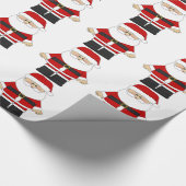 Santa Claus Cadeaupapier (Hoek)