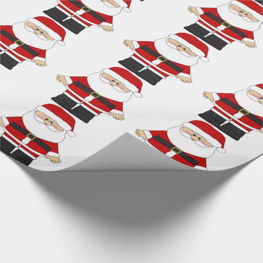 Santa Claus Cadeaupapier (Hoek)