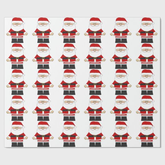 Santa Claus Cadeaupapier (Vlak)