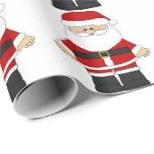 Santa Claus Cadeaupapier (Rol Hoek)