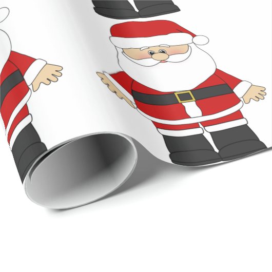 Santa Claus Cadeaupapier (Rol Hoek)