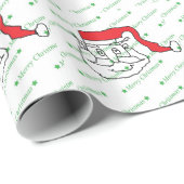 Santa Claus Cadeaupapier (Rol Hoek)