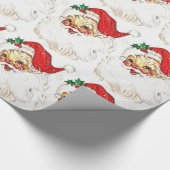 Santa Claus Cadeaupapier (Hoek)