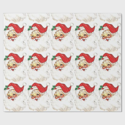 Santa Claus Cadeaupapier (Vlak)