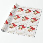 Santa Claus Cadeaupapier (Uitgerold)