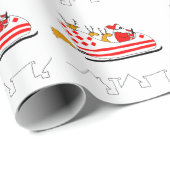 Santa Claus Cadeaupapier (Rol Hoek)