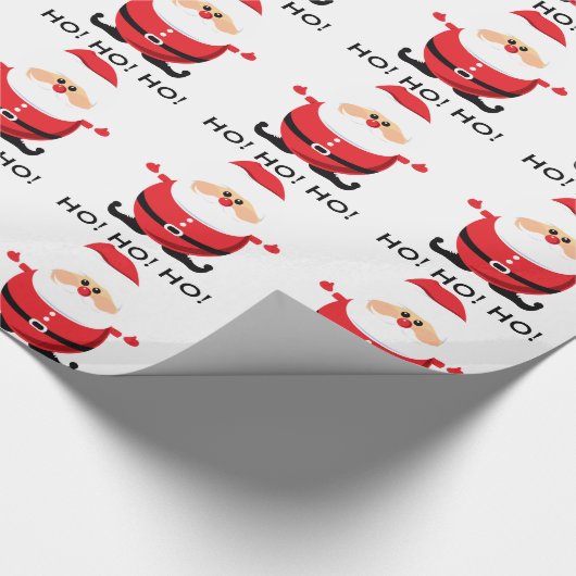 Santa Claus Cadeaupapier (Hoek)