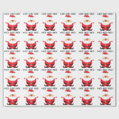 Santa Claus Cadeaupapier (Vlak)