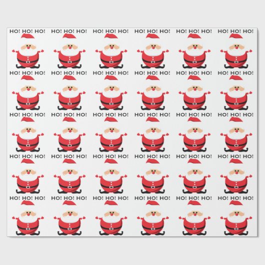 Santa Claus Cadeaupapier (Vlak)