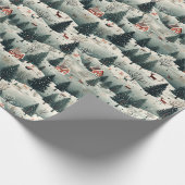 Santa Claus Cadeaupapier (Hoek)