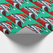 Santa Claus Cadeaupapier (Hoek)
