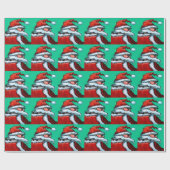 Santa Claus Cadeaupapier (Vlak)
