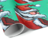 Santa Claus Cadeaupapier (Rol Hoek)