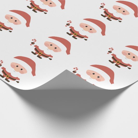 Santa Claus Cadeaupapier (Hoek)