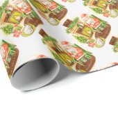 Santa Claus Cadeaupapier (Rol Hoek)