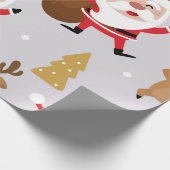 Santa Claus Cadeaupapier (Hoek)