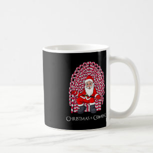 Santa Claus Candy Cane Throne kerstjongens Girls Koffiemok