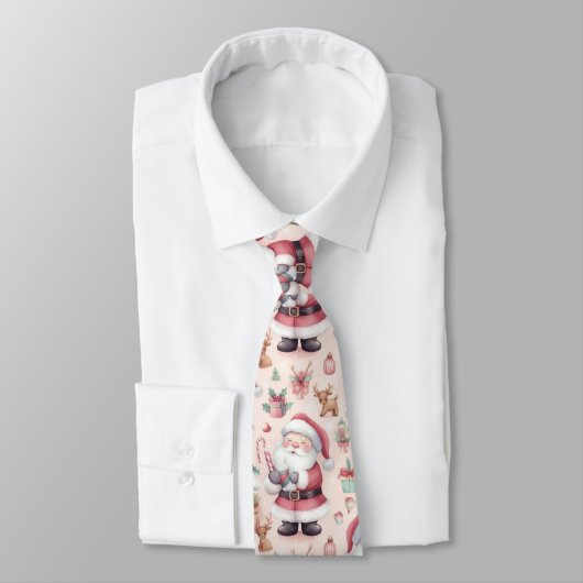 Santa Claus Candy Canes Stropdas (Gebonden)