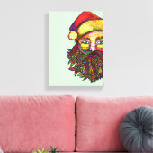 Santa Claus Canvas Afdruk (Insitu (Woonkamer))