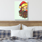 Santa Claus Canvas Afdruk (Insitu (Slaapkamer))