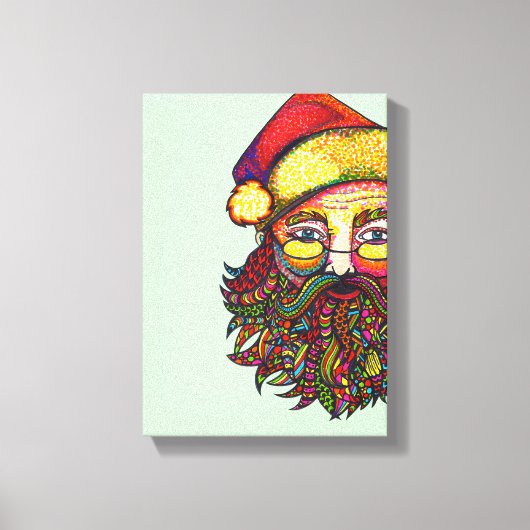 Santa Claus Canvas Afdruk (Voorkant)